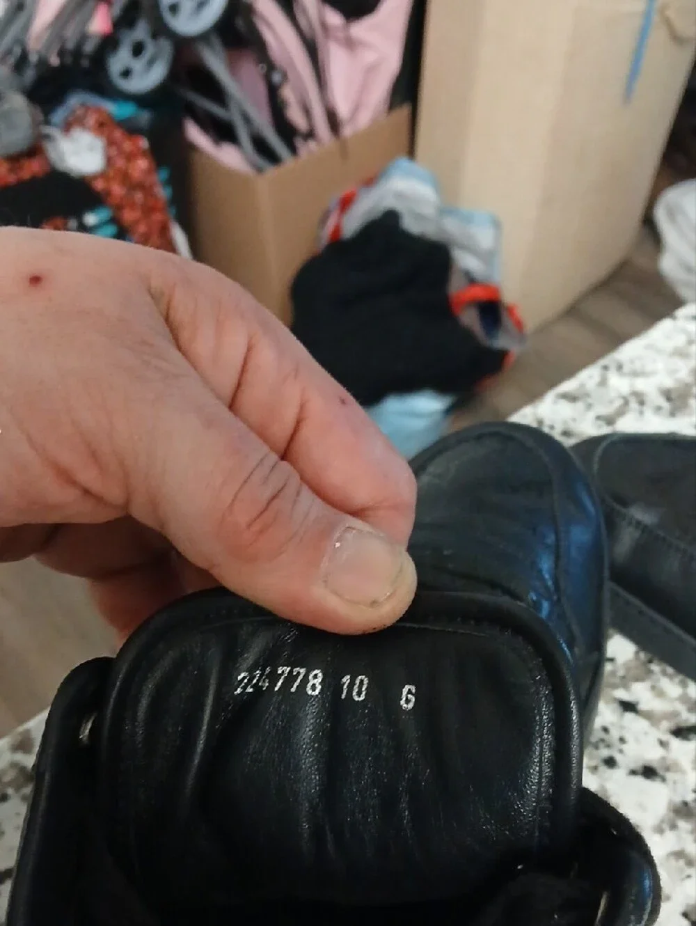 Gucci Imprime Black Leather High-Top Sneaker with Gold Logo